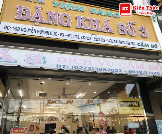 Tiệm vàng Mỹ Tho Đặng Khá tư vấn tận tình