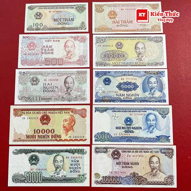 Các mệnh giá tiền Việt Nam