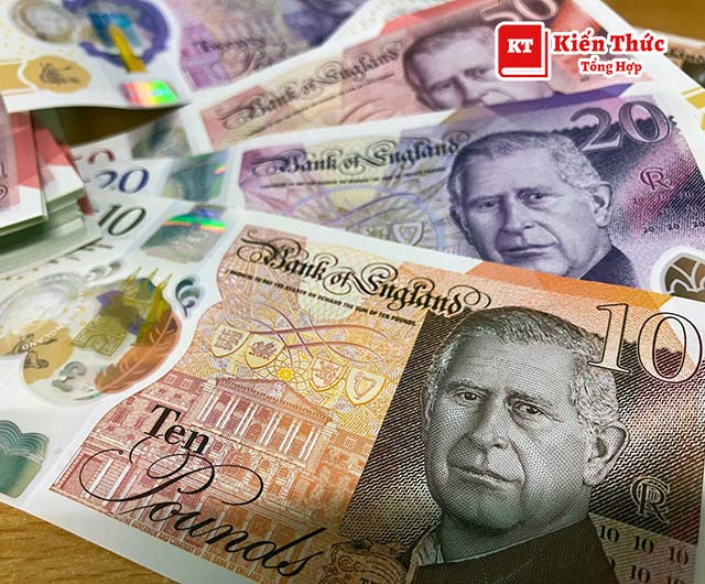 mệnh giá tiền giấy Bảng Anh