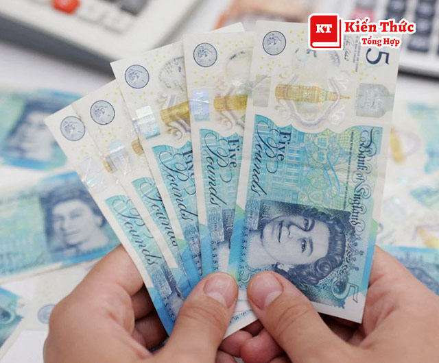mệnh giá tiền giấy Bảng Anh