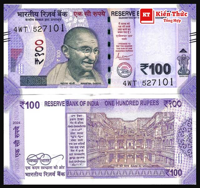 Mệnh giá đồng 100 Rupee