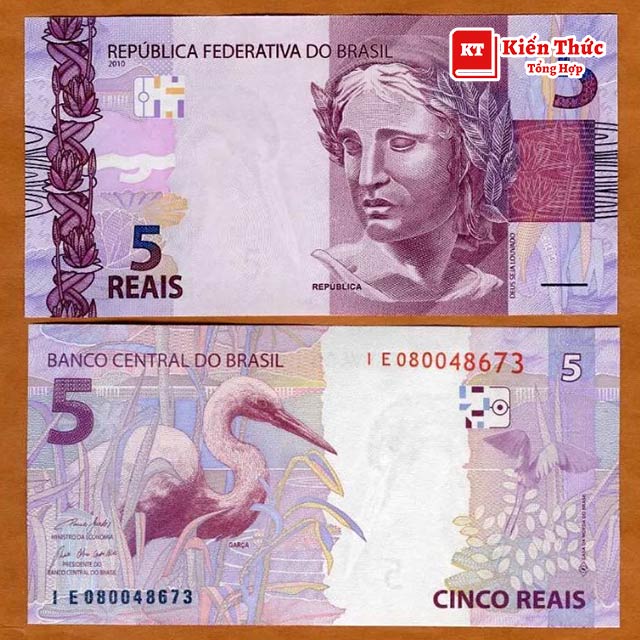 Mệnh giá 5 Real Brazil (BRL)