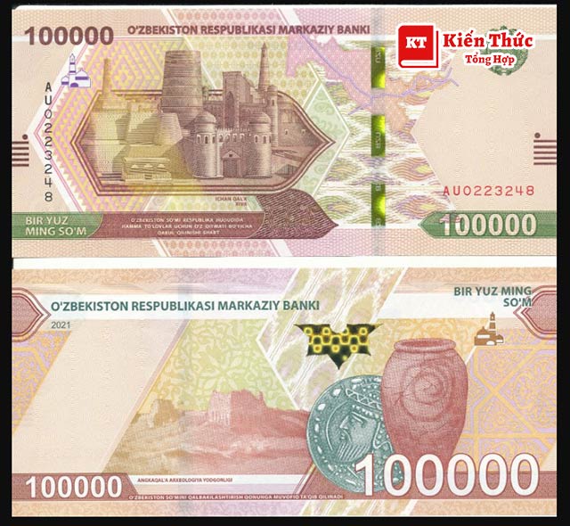 Mệnh giá 100000 Sum 