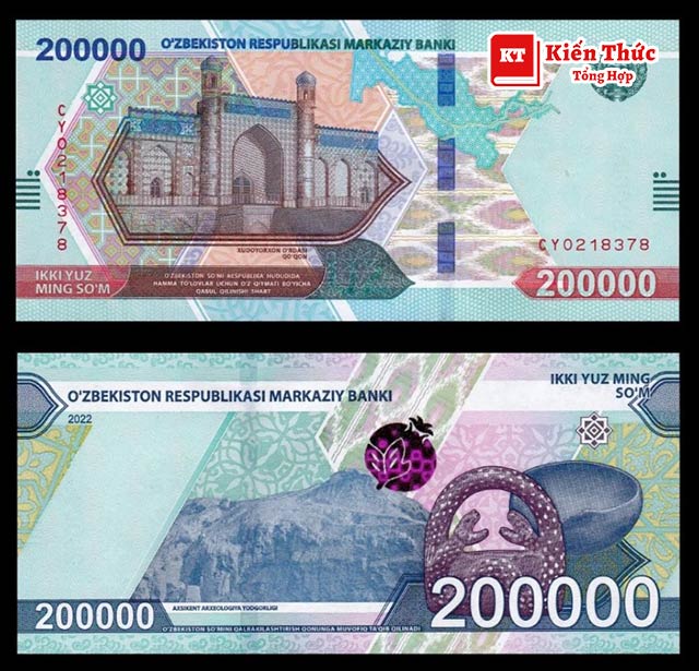 Mệnh giá 200000 Sum 