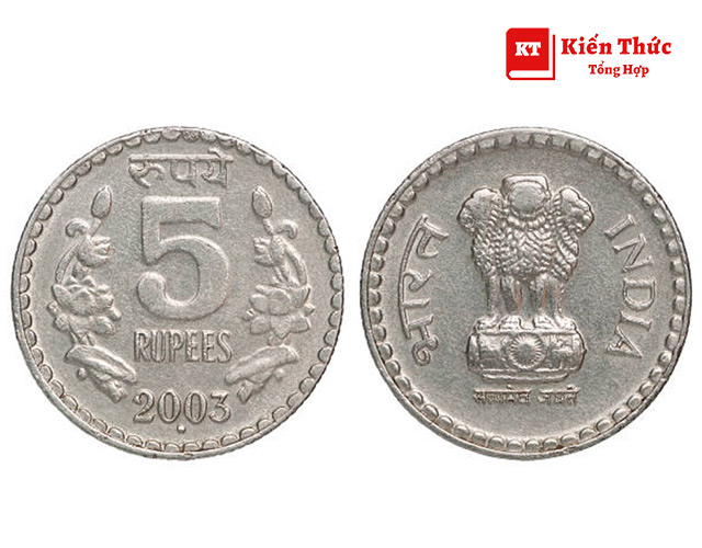 Đồng xu 5 Rupee