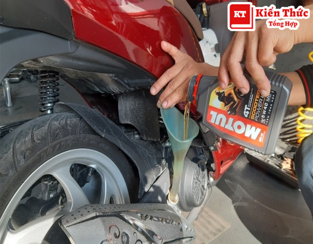 Dung tích bình nhớt của xe Vision