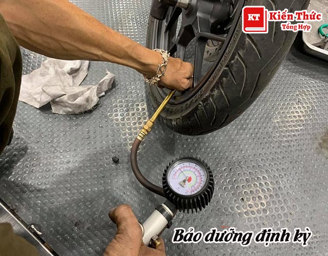 phòng tránh lốp xe Vision bị nứt